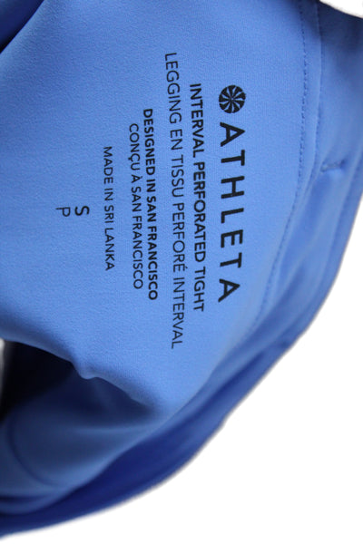 Athleta Womens Ankle Blue Leggings Size S