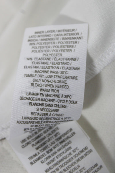 Lysse Womens Ankle Leggings White Cotton Size M