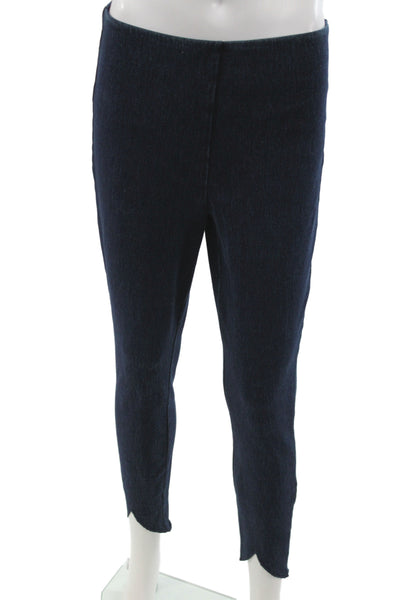 Lysse Womens Blue Jegging 95% Cotton Solid Casual Fall Size M