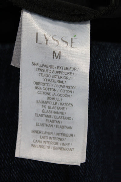 Lysse Womens Blue Jegging 95% Cotton Solid Casual Fall Size M