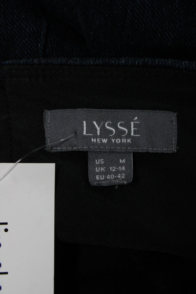 Lysse Womens Blue Jegging 95% Cotton Solid Casual Fall Size M