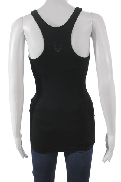 Lucas Hugh Womens Black Sleeveless Scoop Neck Basic Tank Size XS