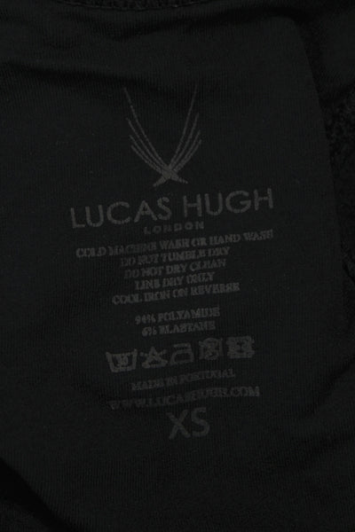 Lucas Hugh Womens Black Sleeveless Scoop Neck Basic Tank Size XS