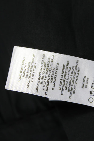 Rails Womens Mini Dress Sleeveless V-Neck Black Cotton Size S
