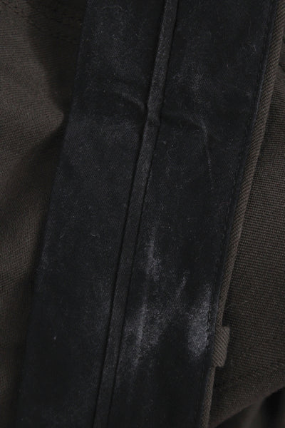 Nili Lotan Womens Dress Pants Brown Virgin Wool Hook & Eye Size 0