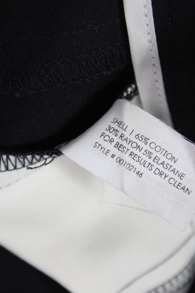 Club Monaco Women Black Dress Pants 65% Cotton Size 0