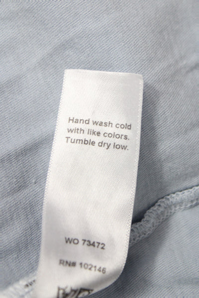 Michael Stars Womens Tank Dress Blue Cotton Scoop Neck Sleeveless Size S