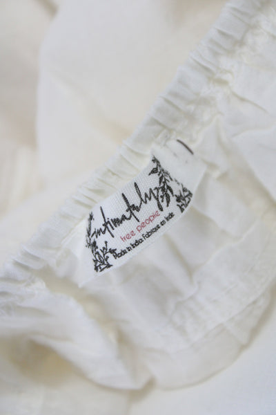 Intimately Free People Women Harem Pants Ivory Cotton Pull On Size XS