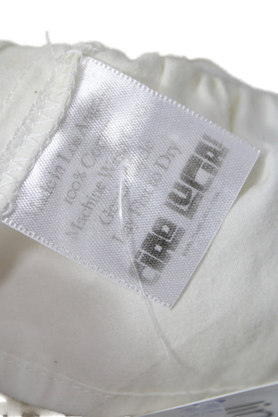 Ciao Bella Women Camisole Blouse White Cotton Boho Size XS