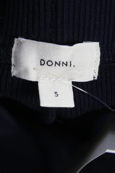 Donni Women Cropped Black Pants Size S