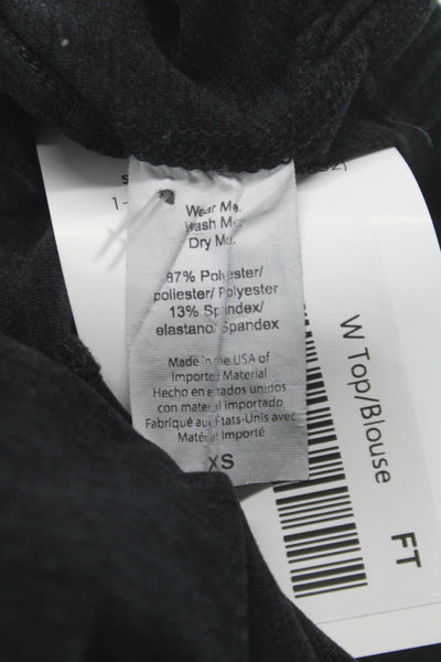 Beyond Yoga Women Basic Black Scoop Neck Sleeveless Tank Size XS