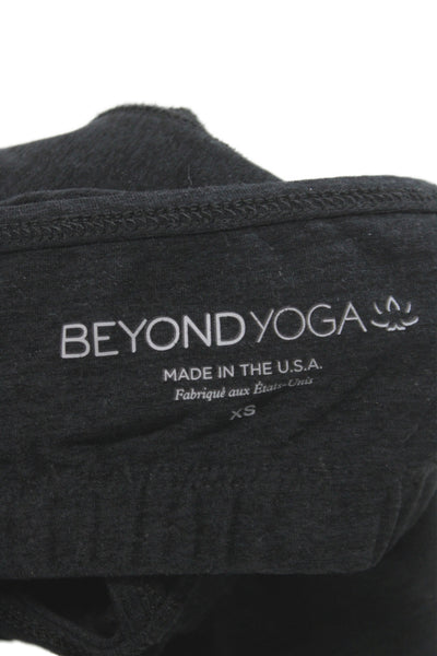 Beyond Yoga Women Basic Black Scoop Neck Sleeveless Tank Size XS