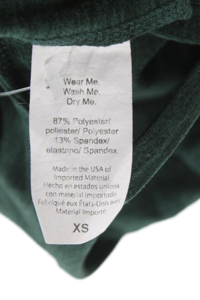 Lululemon Women Basic Green Scoop Neck Tank Polyester Size XS