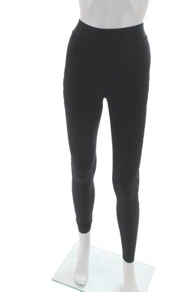 Ultracor Women Ankle Leggings Black Geometric Stars 84% Nylon Size XS