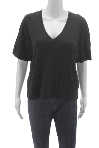 Everlane Women Basic V-Neck Organic Cotton Short Sleeve T-Shirt Size M