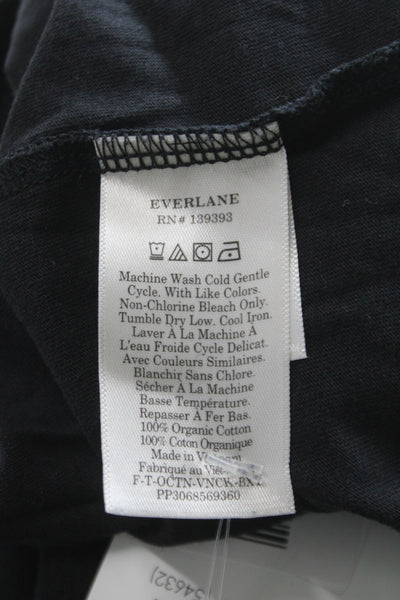 Everlane Women Basic V-Neck Organic Cotton Short Sleeve T-Shirt Size M
