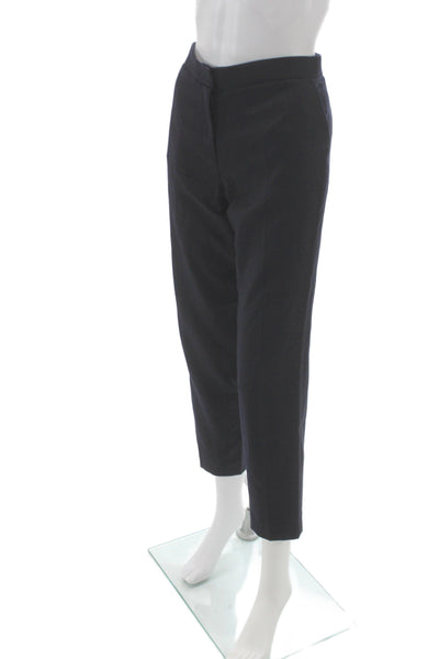 The Row Women Dress Pants Blue Virgin Wool Size 6