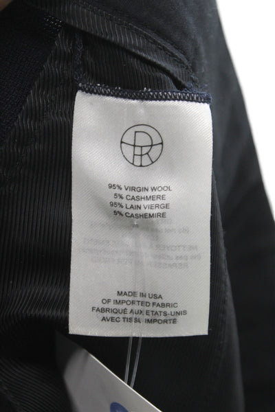 The Row Women Dress Pants Blue Virgin Wool Size 6