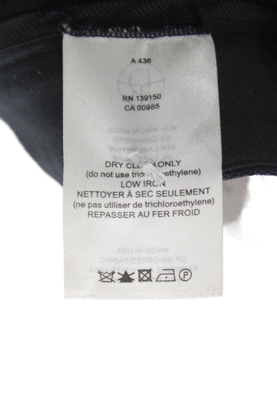 The Row Women Dress Pants Blue Virgin Wool Size 6