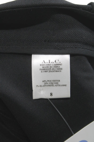 A.L.C. Women Black Dress Pants Inseam 23 Size 8