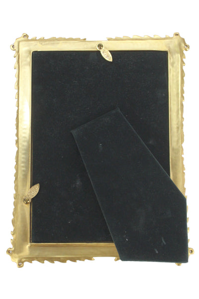 Elias Vintage 18K Gold Electroplated Pewter Mistletoe Photo Frame 7"x9"
