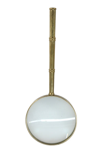 Designer Unisex Brass Magnifying Glass 9.5"