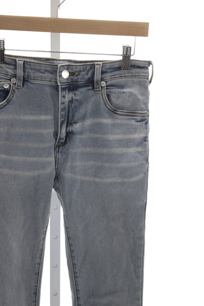 Ser.O.Ya Womens Bootcut Jeans Blue Mid Rise Cotton Button Inseam 28 Size 26