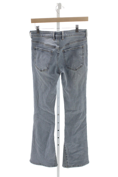 Ser.O.Ya Womens Bootcut Jeans Blue Mid Rise Cotton Button Inseam 28 Size 26