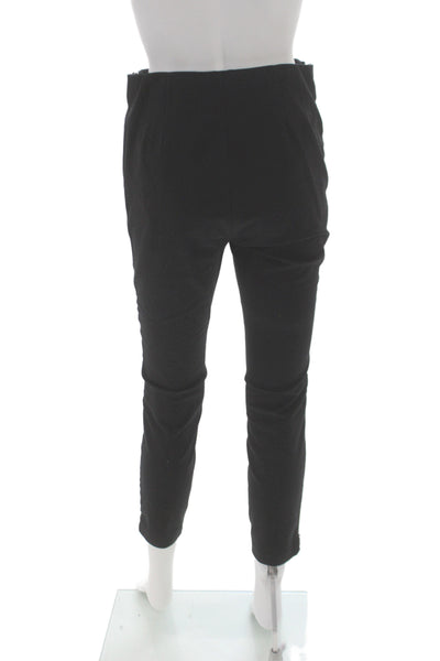 Rag & Bone Women Ankle Pants Black Zip Cotton Size 6