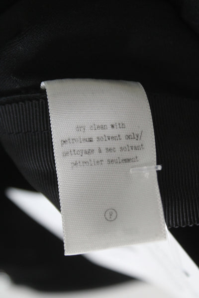 Rag & Bone Women Ankle Pants Black Zip Cotton Size 6