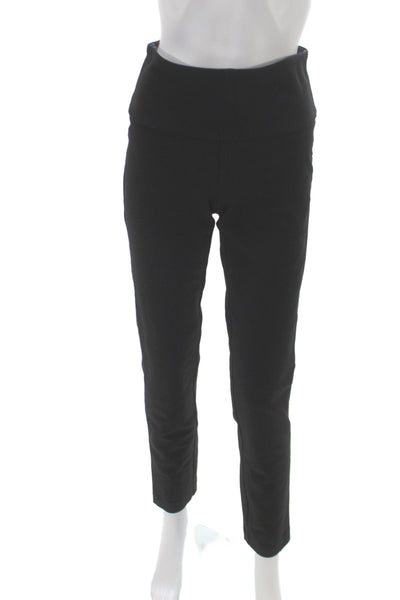 Up! Women Ankle Pants Black Rayon Blend Pull On Size 4