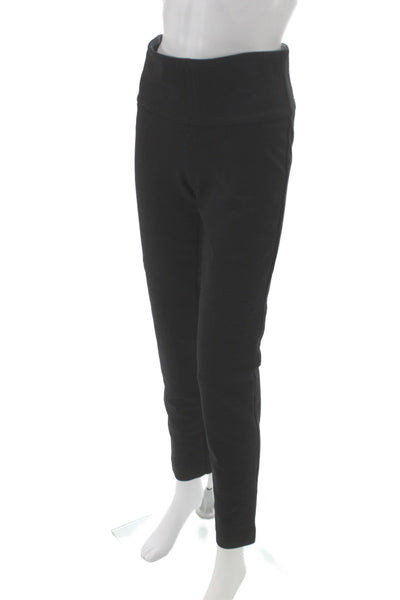 Up! Women Ankle Pants Black Rayon Blend Pull On Size 4