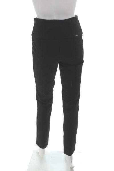 Up! Women Ankle Pants Black Rayon Blend Pull On Size 4