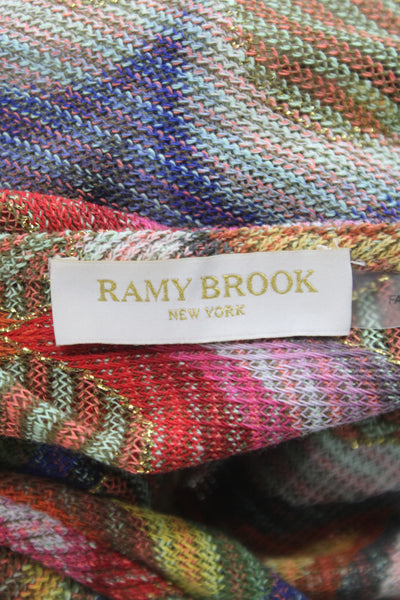 Ramy Brook Womens Multicolor Geometric Halter Camisole Sleeveless Size M