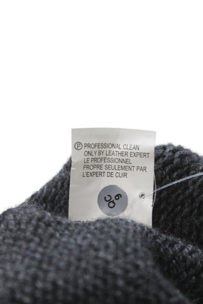 Vince Women Cardigan Gray V Neck 50% Wool Long Sleeve Size S