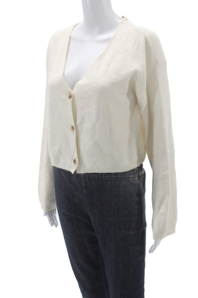 Z Supply Women Cardigan Ivory V-Neck Long Sleeve Casual Size XS