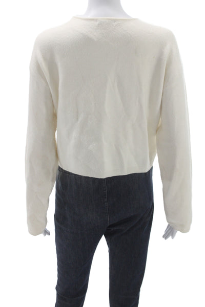 Z Supply Women Cardigan Ivory V-Neck Long Sleeve Casual Size XS