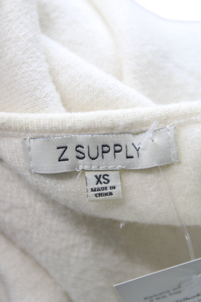 Z Supply Women Cardigan Ivory V-Neck Long Sleeve Casual Size XS