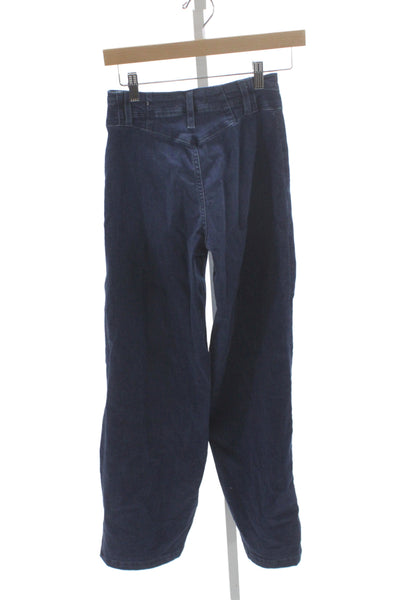We The Free Womens Wide Leg High Waist Blue Jeans Size 25