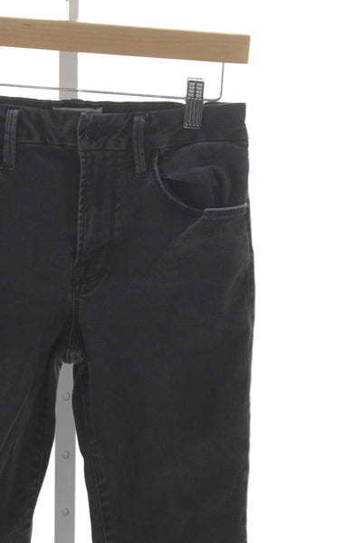 Frame Womens Bootcut Jeans Black High Waist Cotton Blend Size 27