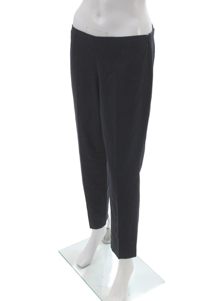 Theory Women Dress Pants Black 96% Virgin Wool Zip Inseam 26 Size 6