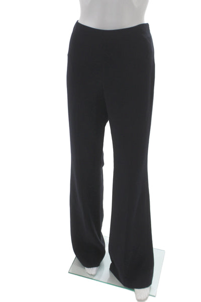 Theory Women Dress Pants Black Triacetate Zip Size 8