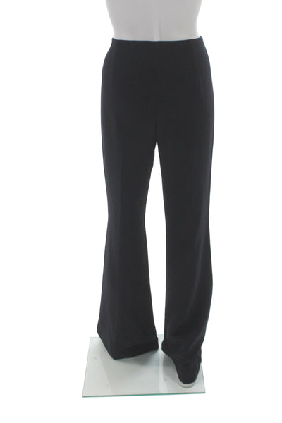 Theory Women Dress Pants Black Triacetate Zip Size 8
