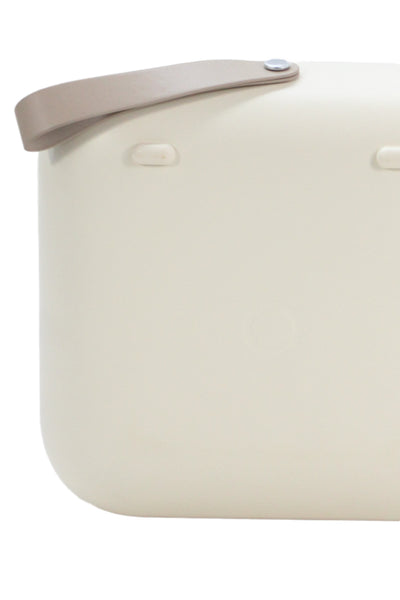 Amiro Accompany Tech Womens Mult-Compaartment Makeup Case Beige 8x8in