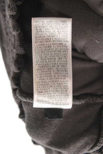 Juicy Couture Girls Cotton Full Zip Hooded Velvet Tracksuit Set Brown Size 6