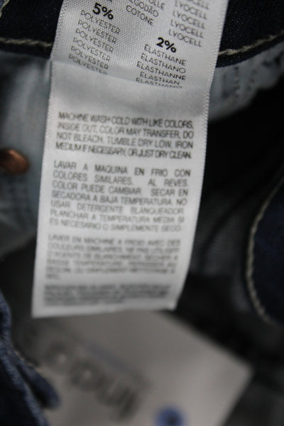 Mother Womens Flared Jeans Blue Viscose Mid Rise Inseam 31 Size 23