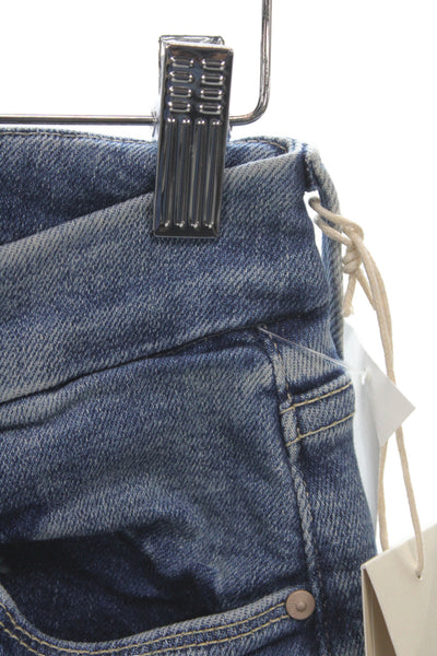 Mother Womens Flared Jeans Blue Viscose Mid Rise Inseam 31 Size 23