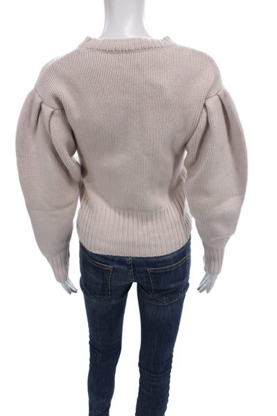 Autumn Cashmere Women Pink Crewneck Pullover Sweater Size XS