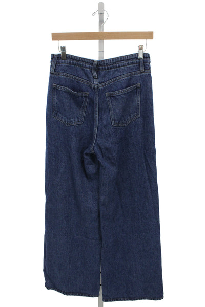Frame Womens Wide Leg Jeans Blue Lyocell High Rise Size 25