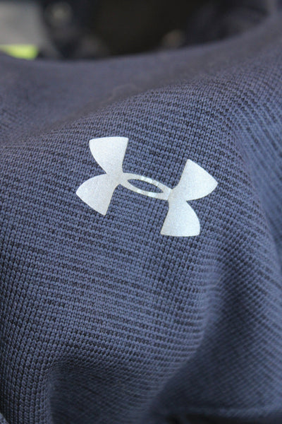 Under Armour Womens Basic Jacket Blue Polyester Zip Long Sleeve Size M